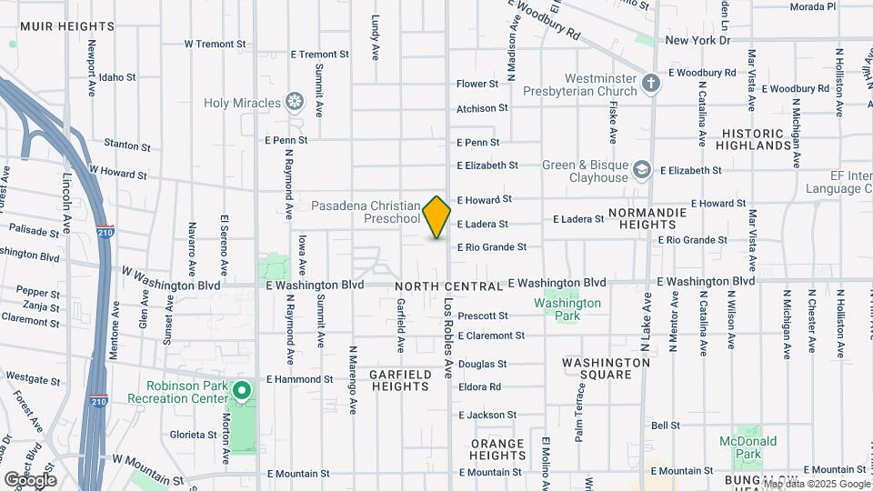 1425 Los Robles Ave Mapa y Detalles de la Ubicación