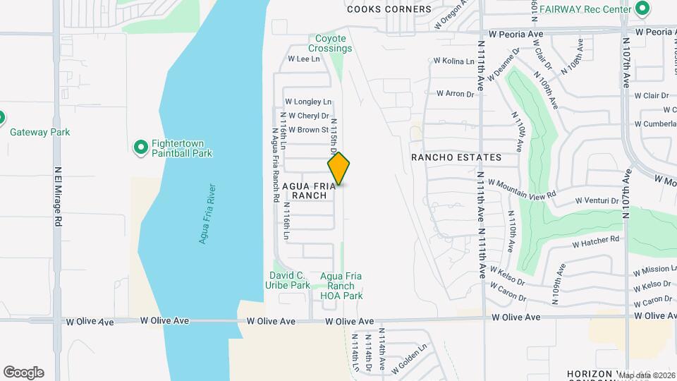 10201 N 115th Dr Map and Location Details