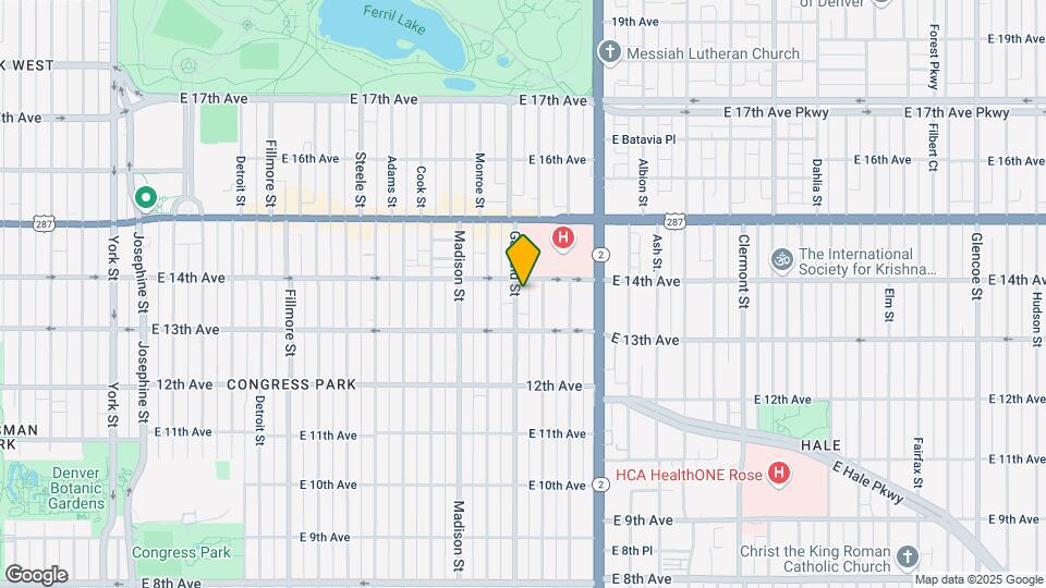 1366 Garfield St Map and Location Details