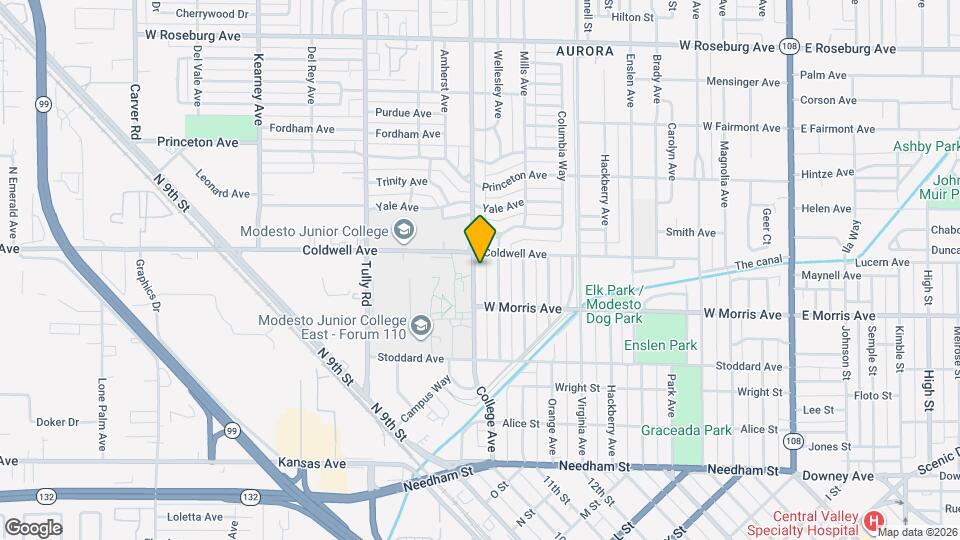 536-536 1/2 College Ave Map and Location Details