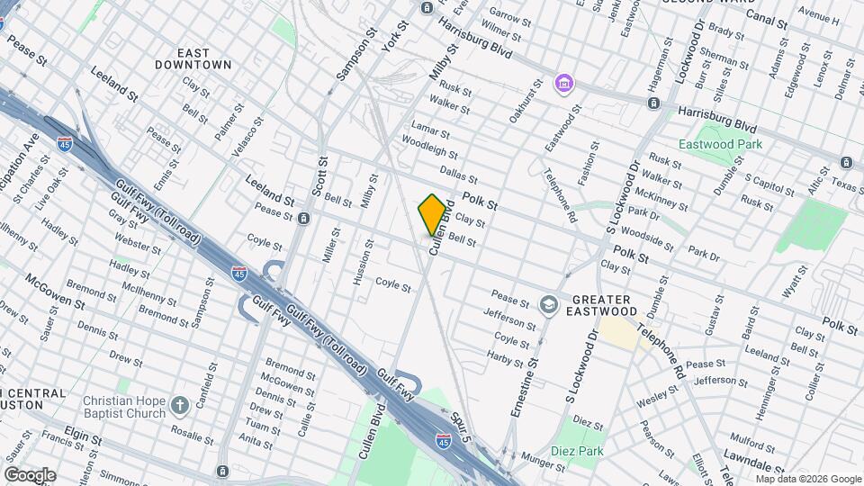 4057 Leeland St Map and Location Details