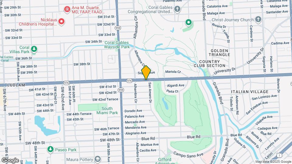 1410 Bird Rd Map and Location Details