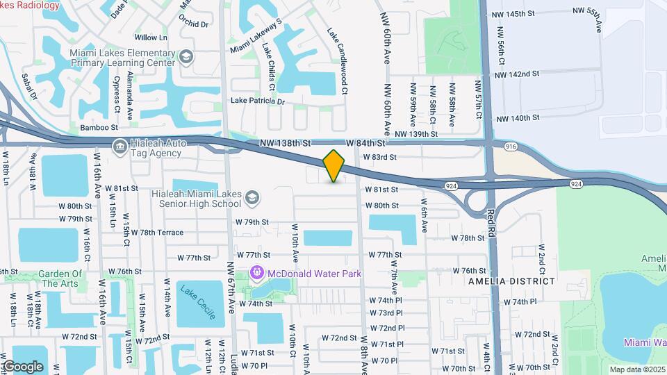 890 W 81st Pl Map and Location Details