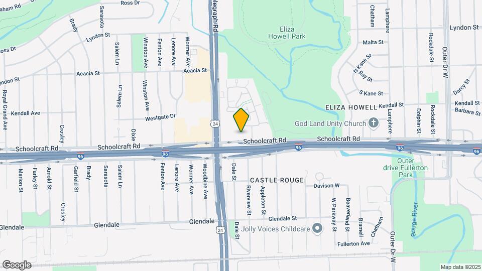 23820 Schoolcraft Rd Map and Location Details