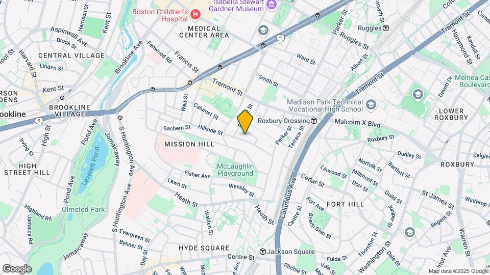 57 Hillside St, Unit 3 Map and Location Details