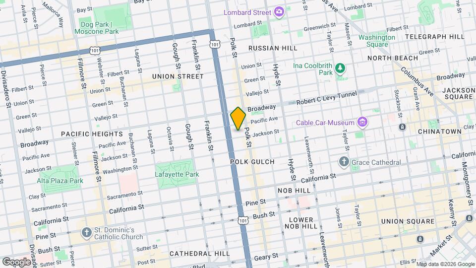 1650 Jackson St Map and Location Details