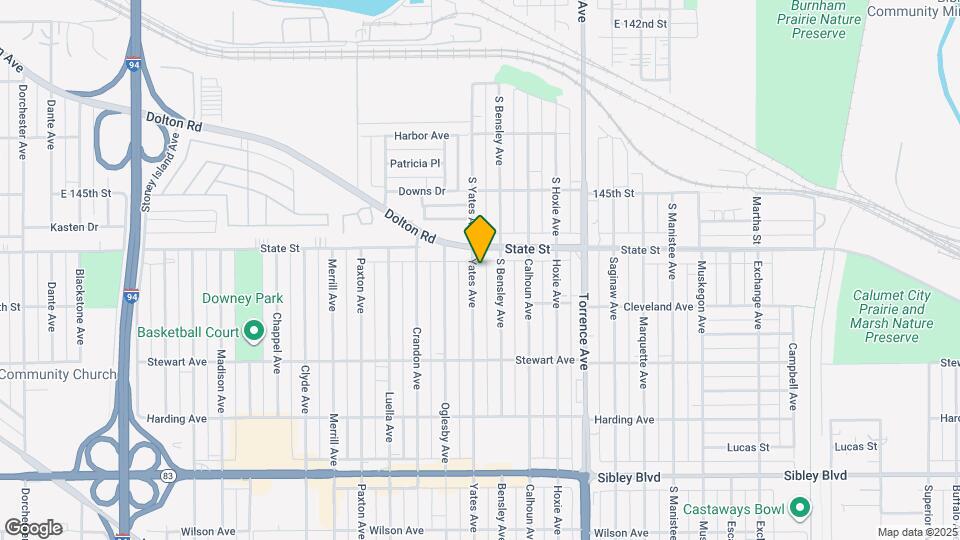 283 Yates Ave Map and Location Details