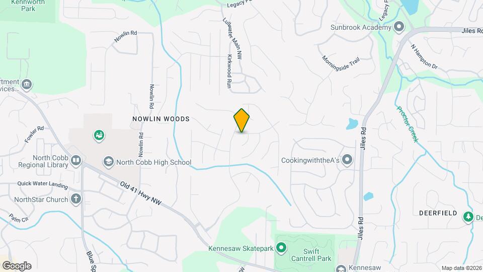 2633 Myrtlewood Ln NW, Unit #301 Map and Location Details