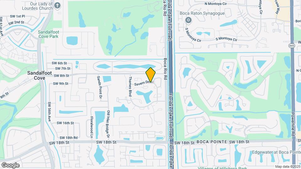 8206 Severn Dr, Unit A Map and Location Details