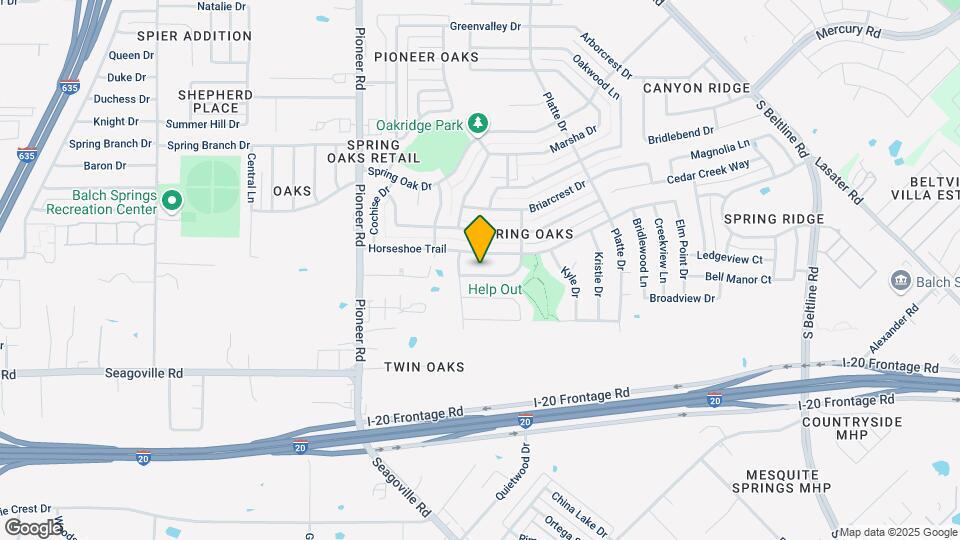 14215 Osage Dr Map and Location Details