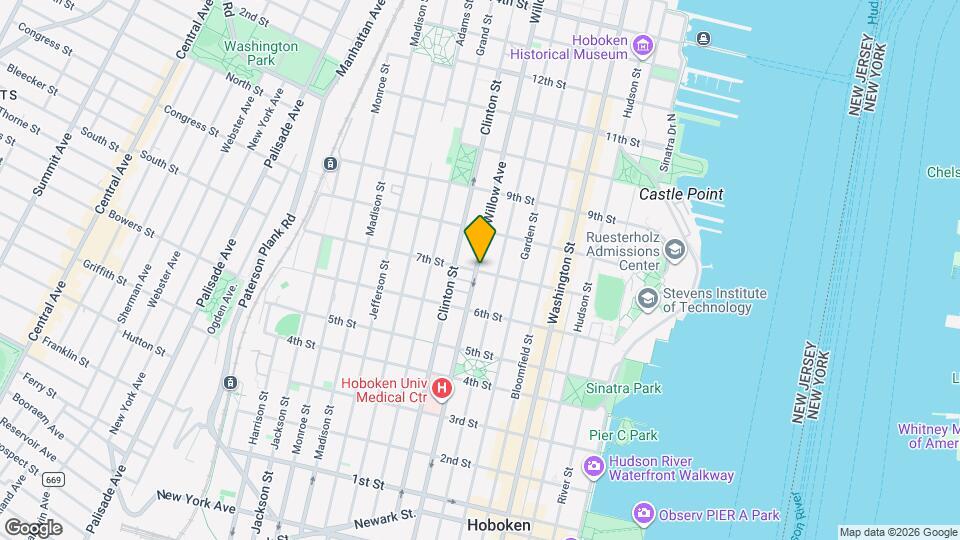 47 Webster Ave Map and Location Details