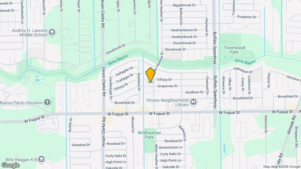 4106 Grapevine St Map and Location Details