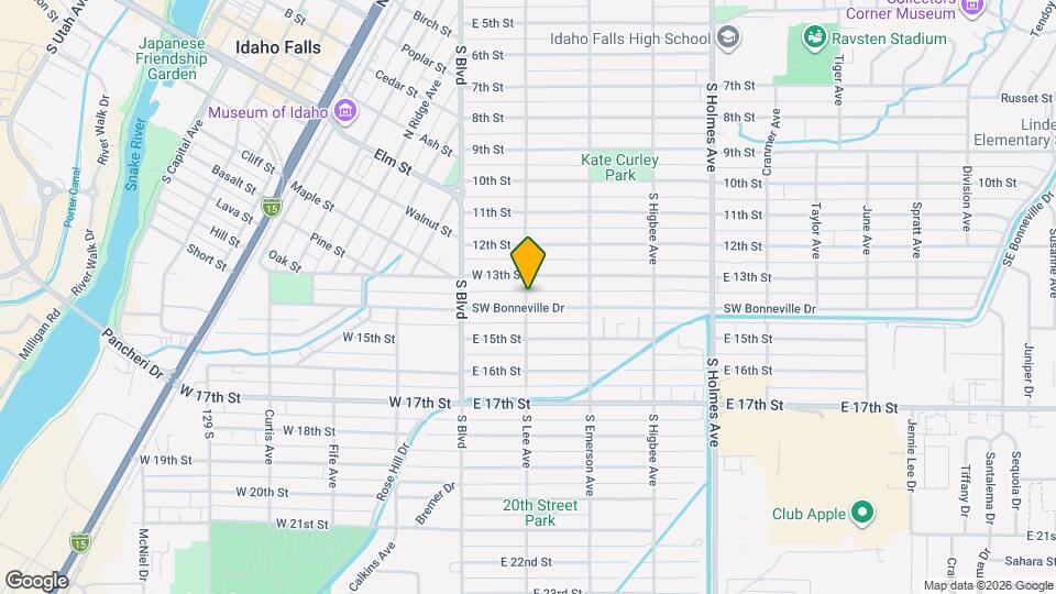 1355 S Lee Ave, Unit 5 Map and Location Details