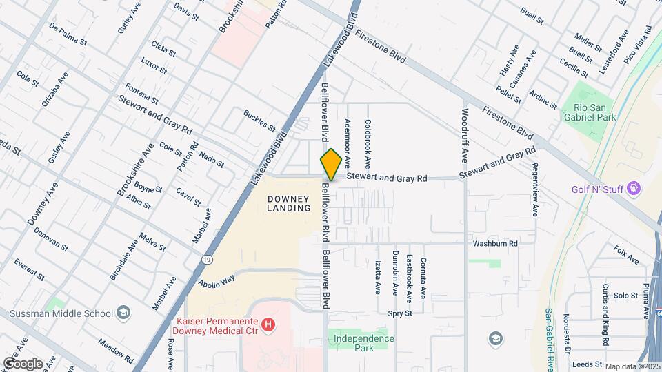 11914 Bellflower Blvd Map and Location Details