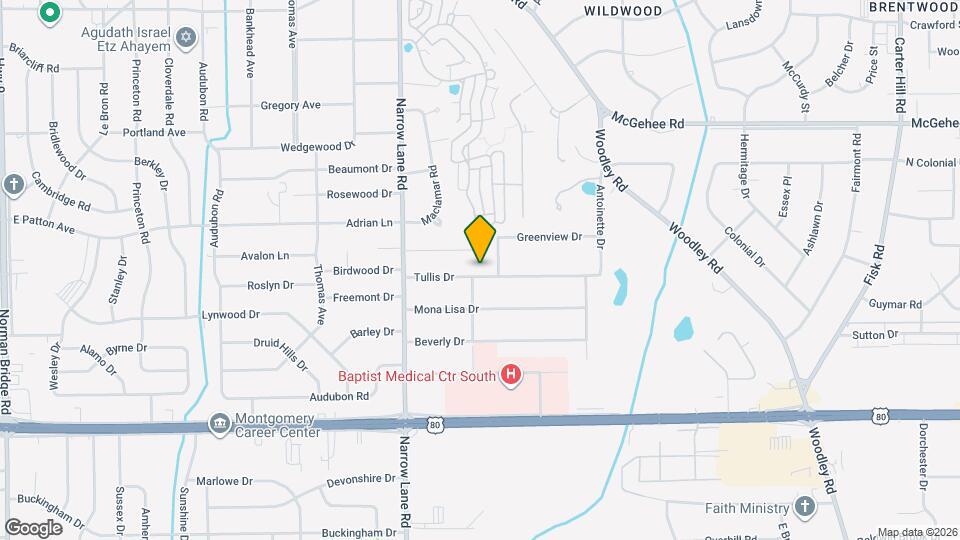 2065 Tullis Dr Map and Location Details