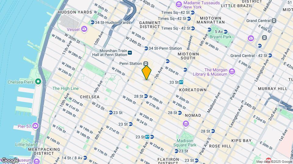 214 W 30th St Mapa y Detalles de la Ubicación