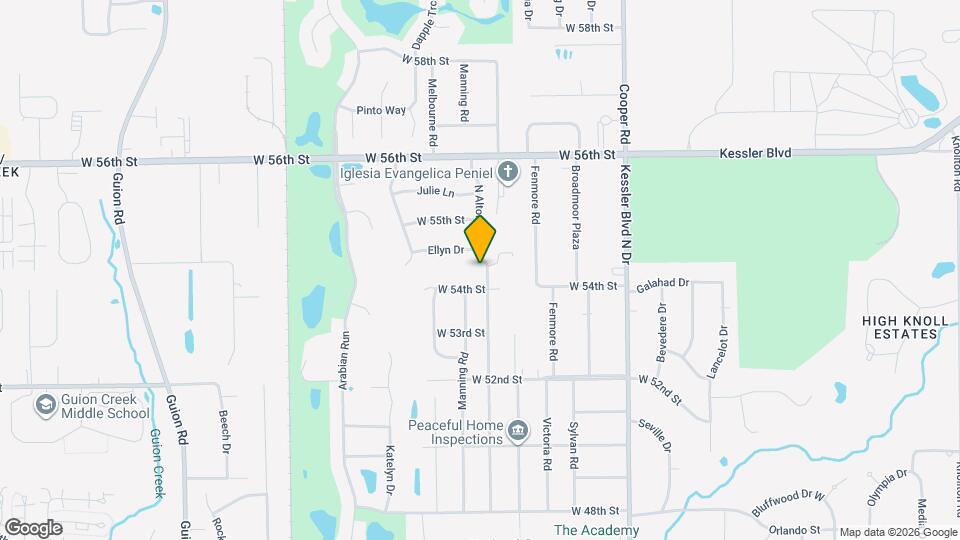 5426 Alameda Rd Map and Location Details