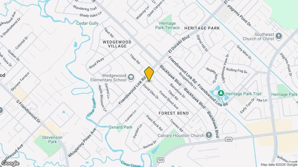 16614 Forest Bend Ave Mapa y Detalles de la Ubicación