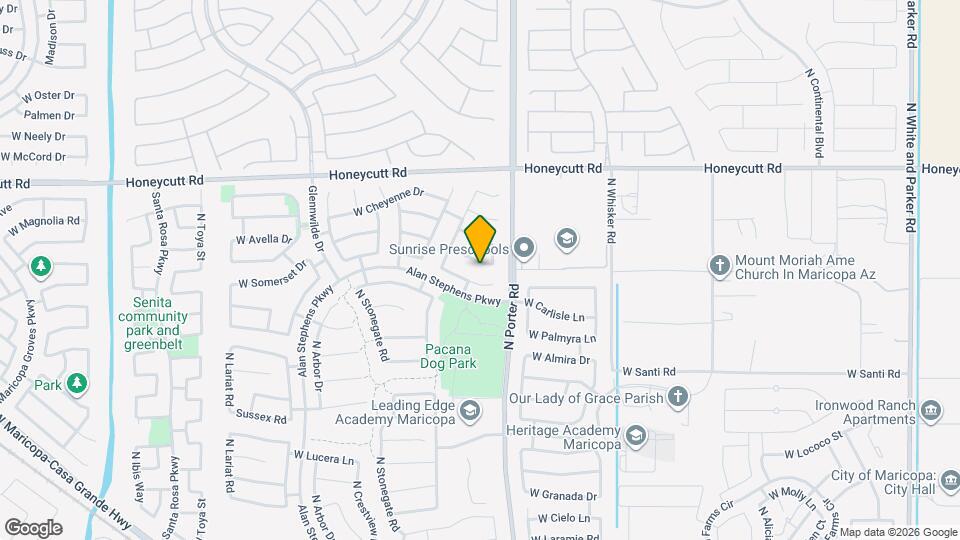 41619 W Corvalis Ln Map and Location Details