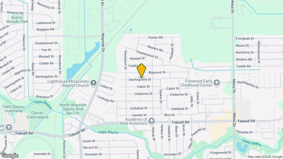 8208 Sterlingshire St Mapa y Detalles de la Ubicación