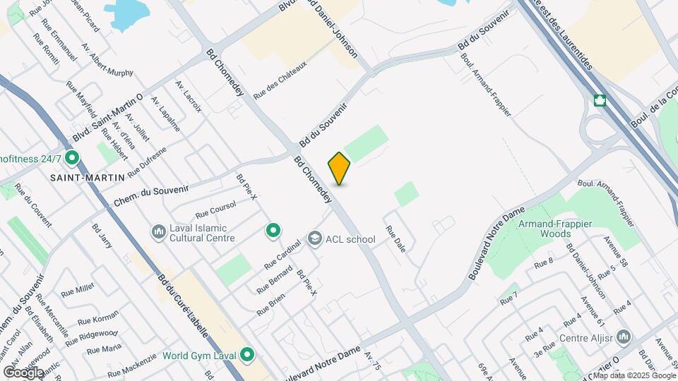 1313 Chomedey Boul Map and Location Details