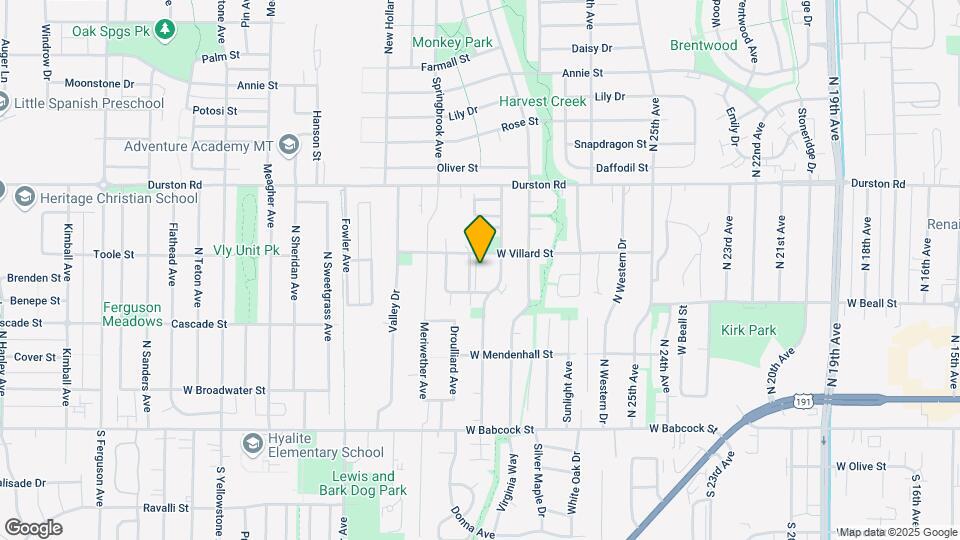 2962 W Villard St Mapa y Detalles de la Ubicación