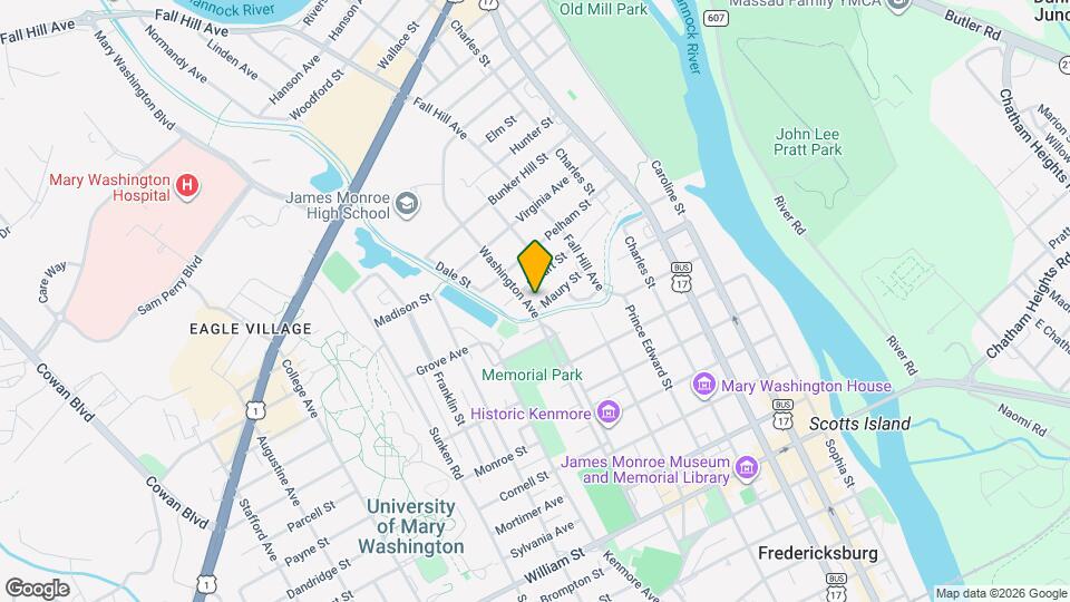 1703 Washington Ave Mapa y Detalles de la Ubicación