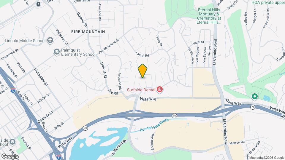 2015 Elevada St Map and Location Details