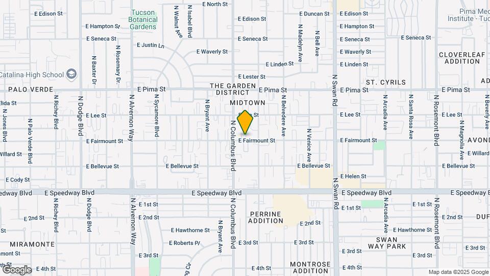 4325-4335 E Fairmount St Map and Location Details