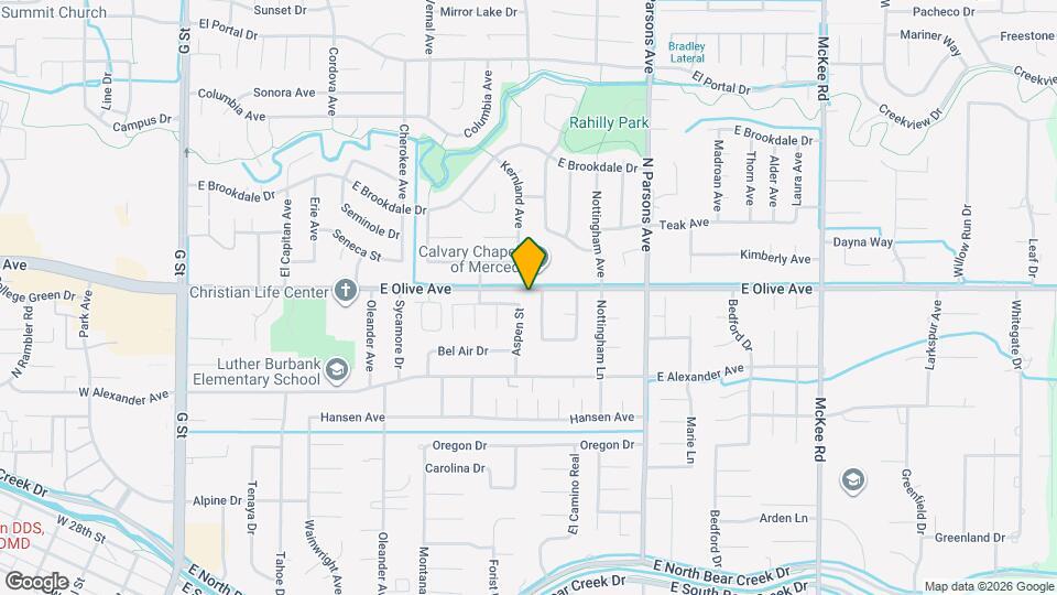 3098 Aspen St Map and Location Details