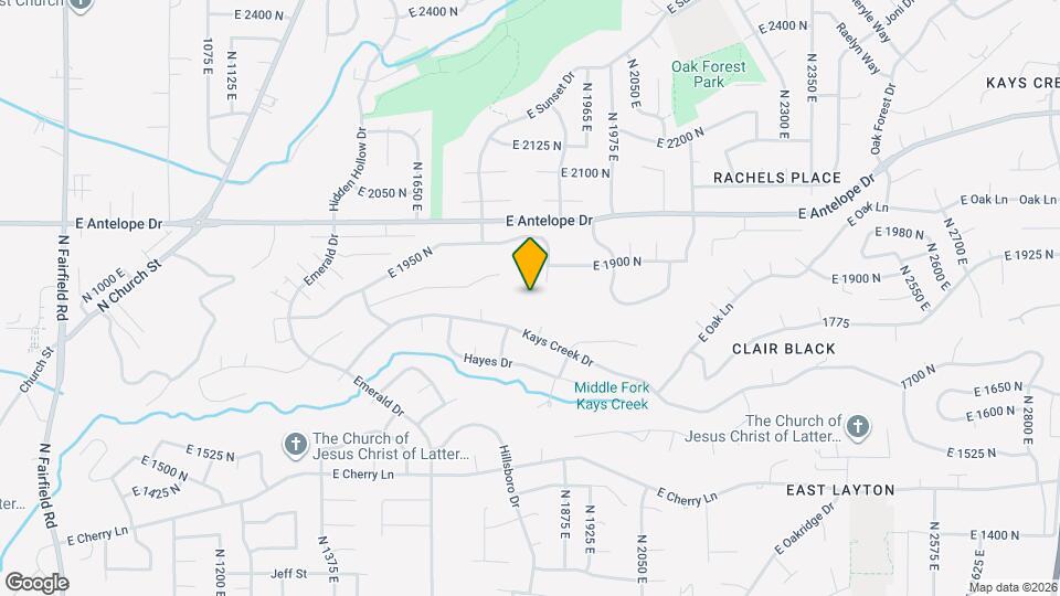 1835 N Beechwood Dr Map and Location Details