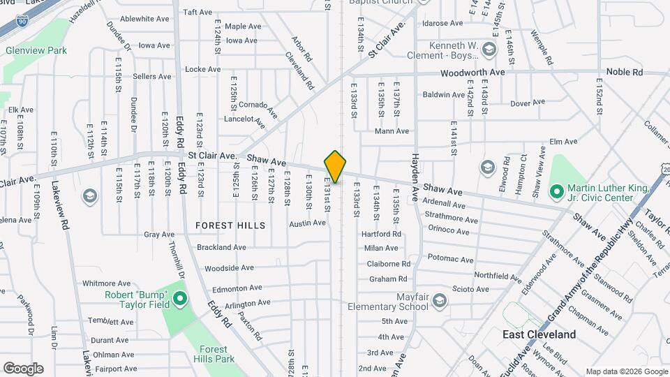 631 E 131st St Map and Location Details