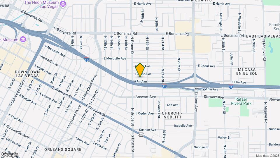 1801 Elm Ave Map and Location Details