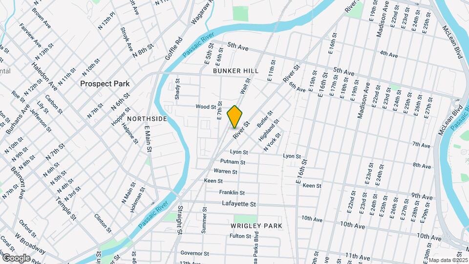 449 River St Map and Location Details