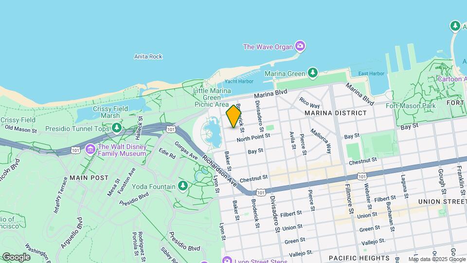 2245 Beach St Map and Location Details
