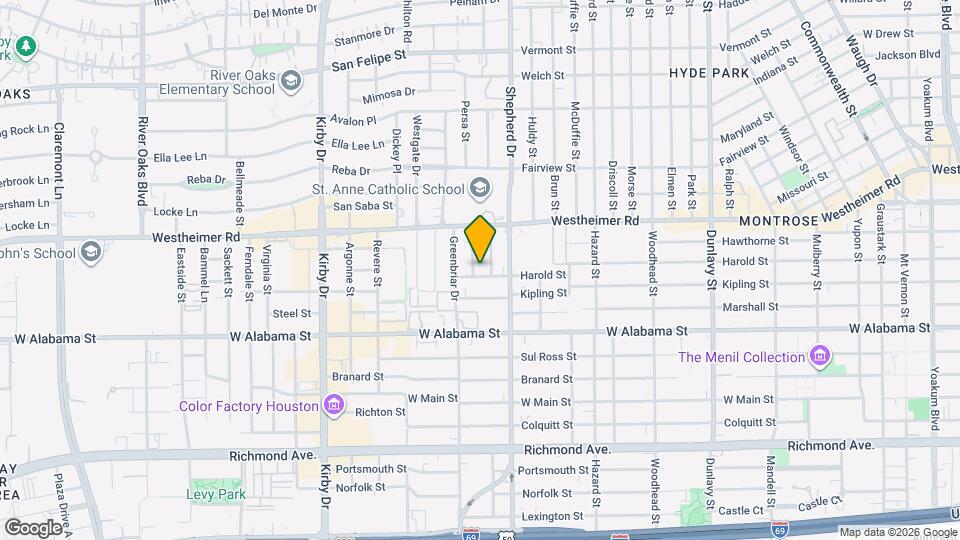 2128 Harold St Map and Location Details