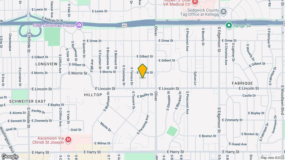 828 S Pershing St Mapa y Detalles de la Ubicación