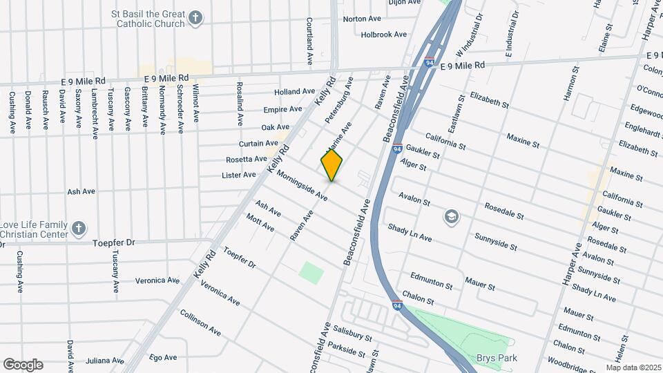 19000 Rosetta Ave Map and Location Details