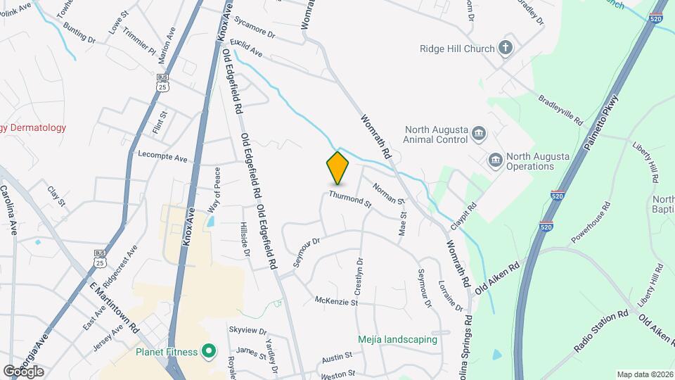 1028 Thurmond St Map and Location Details