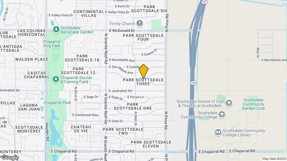 8625 E Valley View Rd Map and Location Details