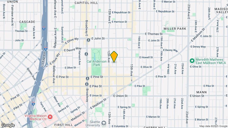 1707 13th Ave Mapa y Detalles de la Ubicación