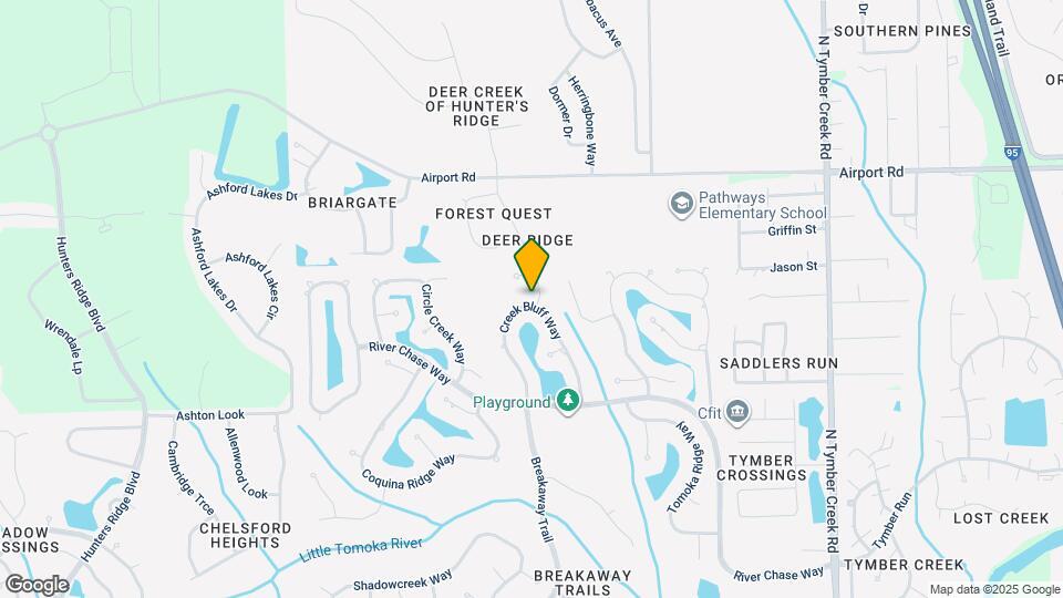 41 Creek Bluff Way Map and Location Details