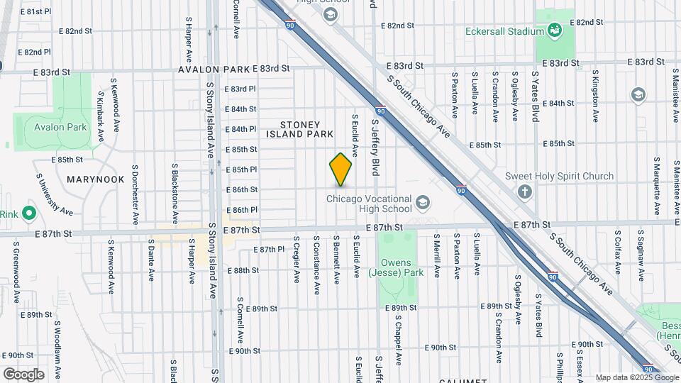 1905 E 86th St Mapa y Detalles de la Ubicación