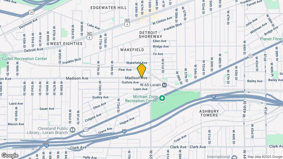 6701 Madison Ave Map and Location Details
