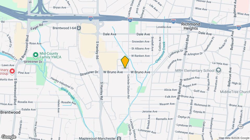 7907 W Bruno Ave Map and Location Details