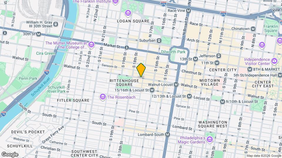 1702 Walnut St Map and Location Details