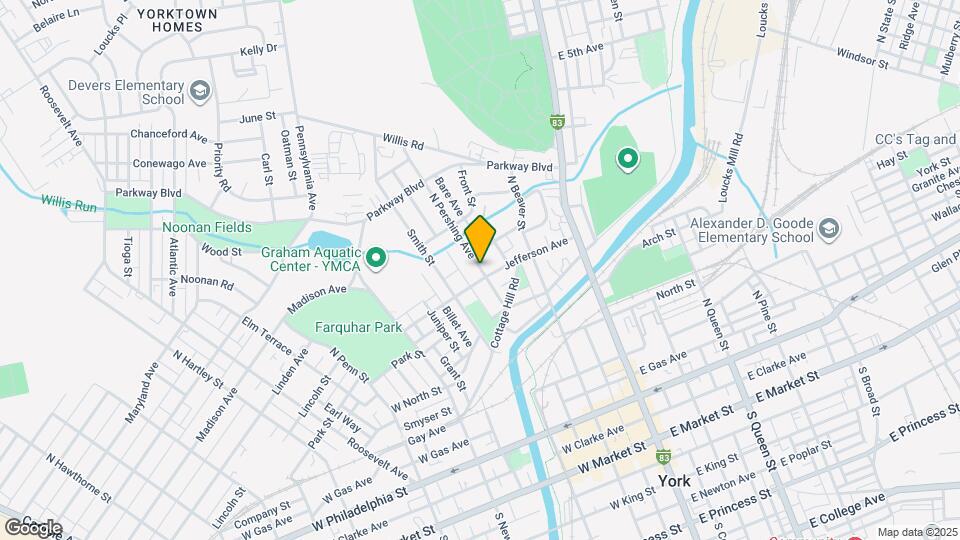 510 N Pershing Ave Map and Location Details