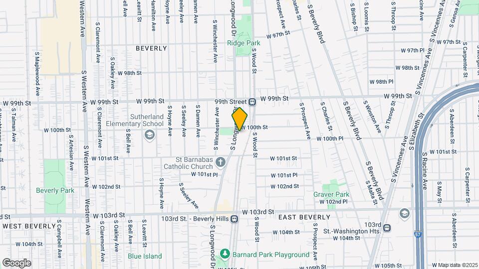10015 S Longwood Dr, Unit Garden Map and Location Details