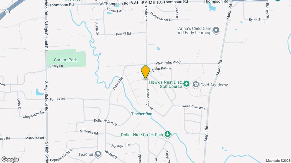 5570 Dollar Forge Dr Mapa y Detalles de la Ubicación