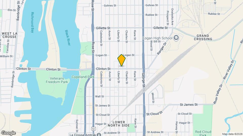 907 Clinton St Mapa y Detalles de la Ubicación